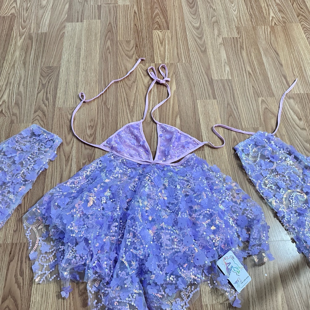 The Lumi Shop Lavender Fairy Dress w/ Sleeves